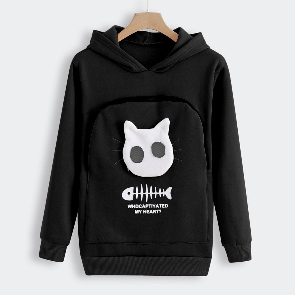 SnuggleHoody – Comfortabele Knuffel Buidel Trui voor Huisdieren en Baasjes