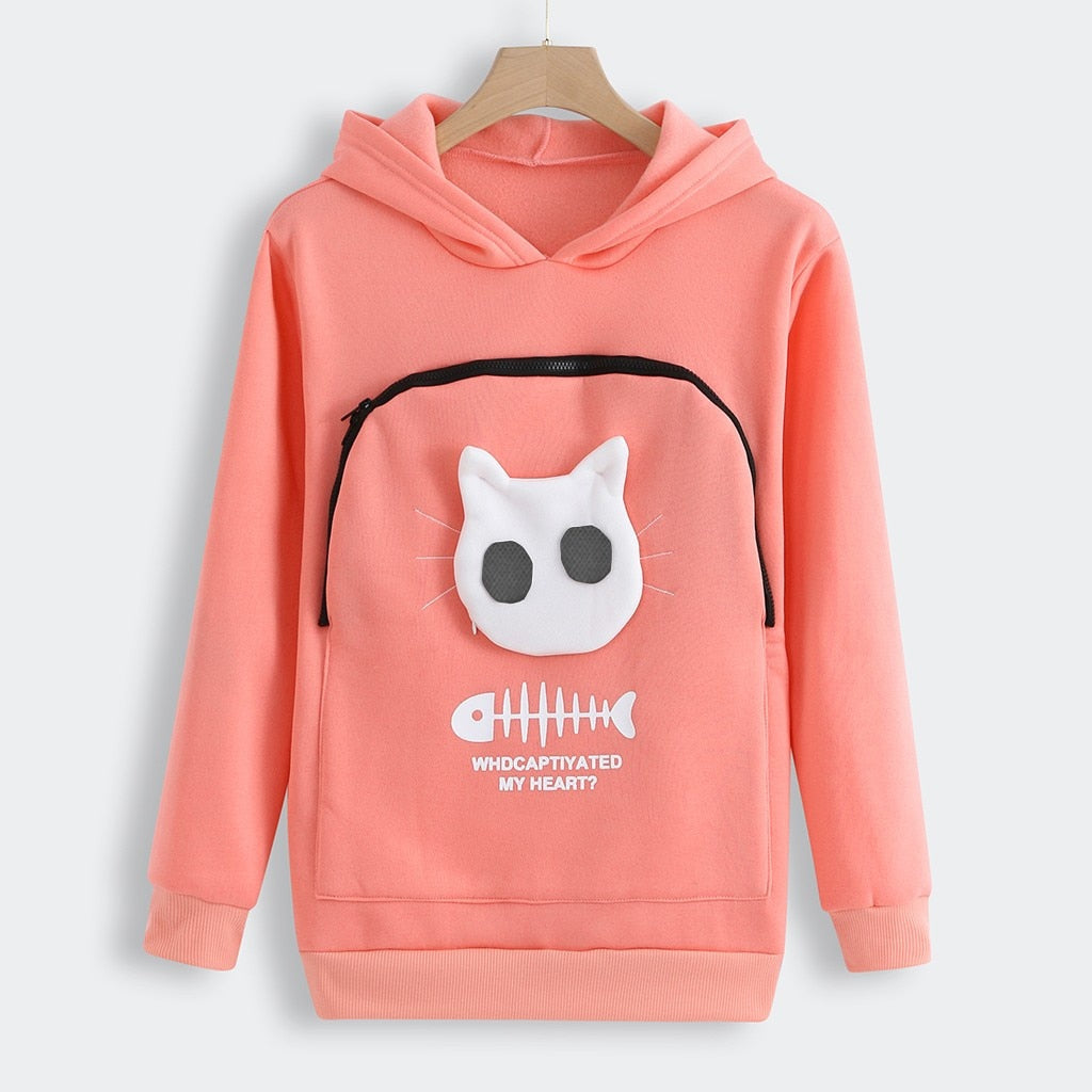 SnuggleHoody – Comfortabele Knuffel Buidel Trui voor Huisdieren en Baasjes